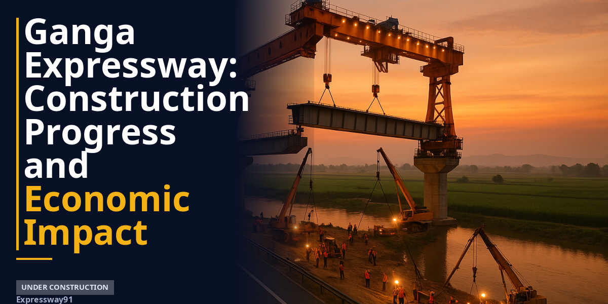Ganga Expressway: Construction Progress and Economic Impact